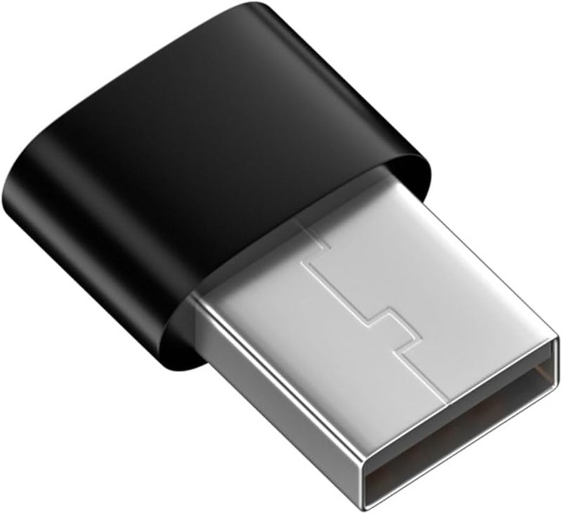 محول USB C أنثى أسود إلى USB A لتوصيل الأجهزة بسرعة وسهولة - Image 1