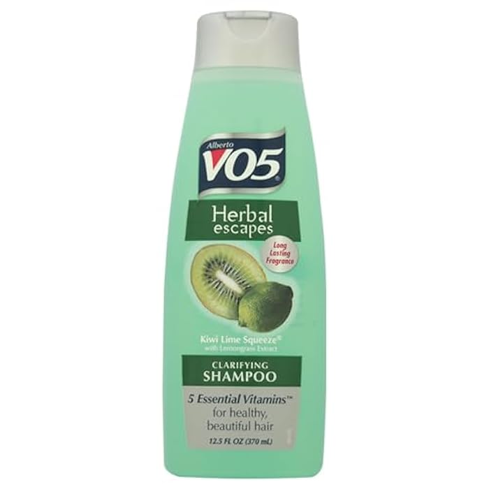 Alberto VO5 Herbal Escapes Kiwi Lime Squeeze Clarifying Shampoo for Unisex, 12.5 Ounce