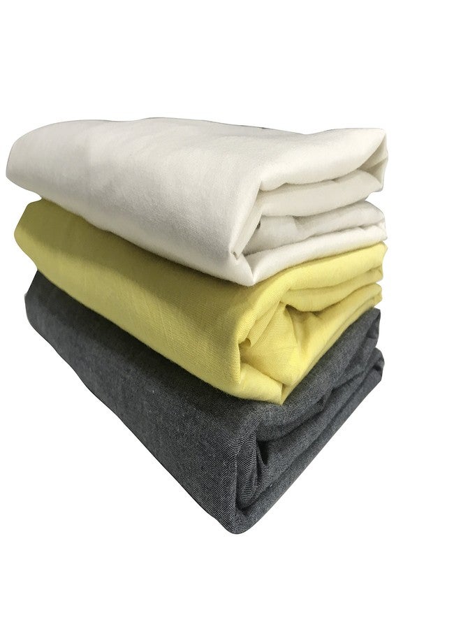 Evolive 100% Cotton Pre-Washed Body Pillow Cover/Case 21"x 54" with Zipper Closure (Yellow, 21" x54) - Image 5
