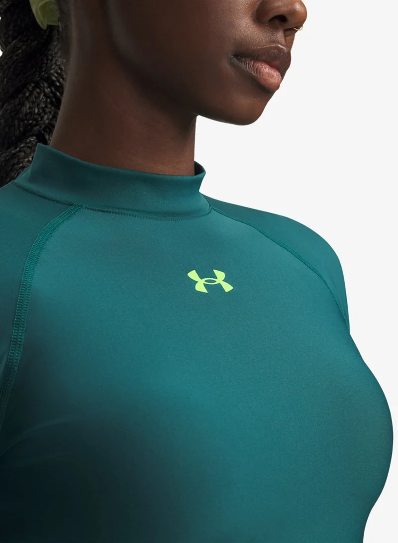 UNDER ARMOUR  Heatgear Cropped Mock Top for Women | Best Price UAE