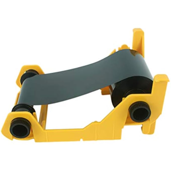 800033-801 BLACK MONOCHROME RIBBON, ZXP3 RIBBON, RESIN BLACK RIBBON FOR ZEBRA ZXP SERIES 3 ZXP3 CARD PRINTERS, 1000 IMAGES - Image 2