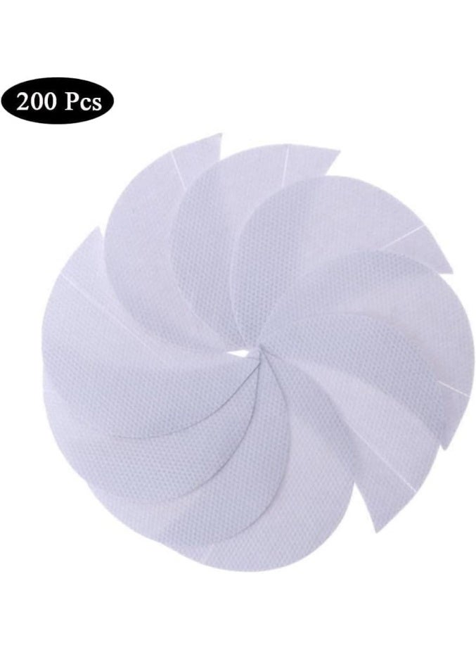 200 قطعة واقيات ظلال العيون، ضمادات عيون خالية من النسالة تحت البقع، ضمادات ظلال عيون احترافية، تمنع بقايا المكياج، ناعمة وقابلة للتنفس، لإطالة الرموش وتلوين المكياج - Image 5