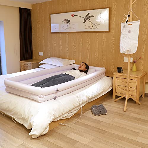 Fanwer Medical Inflatable Bathtub, Bath Kit for Geriatric, Elderly, Disabled, Seniors, Bedridden Patients, Handicapped, Bath in Bed. with Excellent Air Pump for Charging and Deflating - Image 1