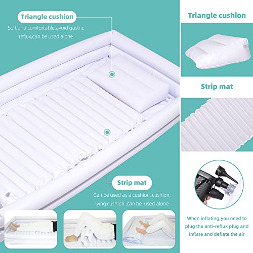 Fanwer Medical Inflatable Bathtub, Bath Kit for Geriatric, Elderly, Disabled, Seniors, Bedridden Patients, Handicapped, Bath in Bed. with Excellent Air Pump for Charging and Deflating - Image 3