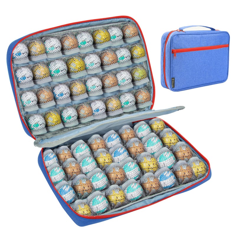 KISLANE KISLANE Carrying Case Compatible with 64 Bakugan Figures  Case Compatible with Bakugan Accessories  Bag Only (Black)  - Image 1