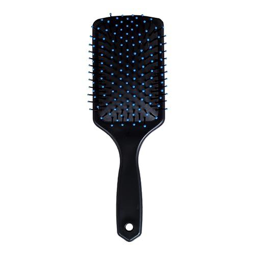Beuni Premium Collection Mini Paddle Hair Brush For Men & Women Black Flexible Nylon Bristles With Ball Tips Gentle Scalp Massage Compact Travel Friendly Design Pack Of 1 - Image 1