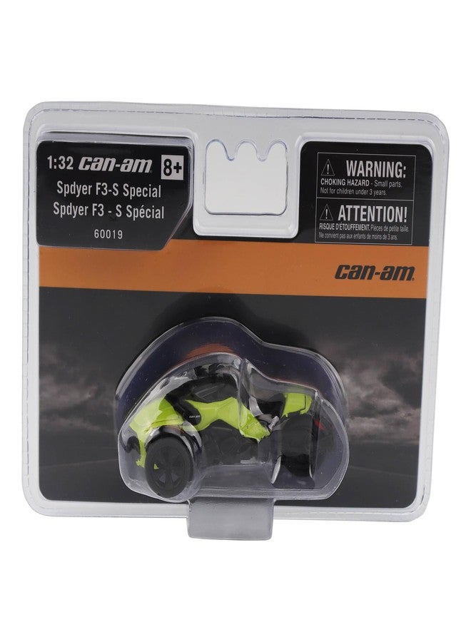 Diecast Masters BRP Bombardier Models 1:32 Scale Diecast Replica Can-Am Spdyer F3-S Special, Manta Green | Item 60019 - Image 5