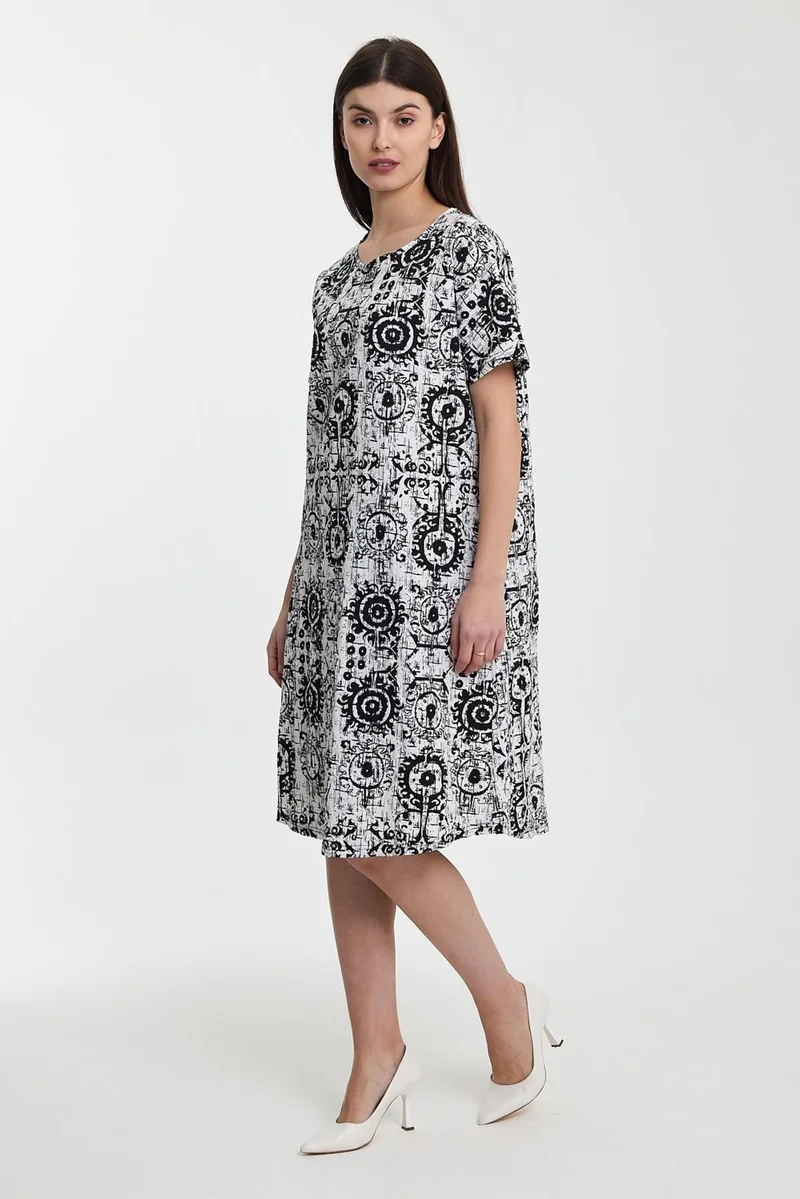 الكسندر جاردي Printed A-Line Dress