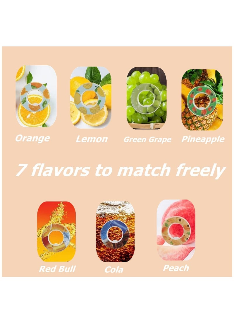 SYOSI - Sports Air Water Bottle BPA Free Starter up Set Drinking Bottles,650ML Fruit Fragrance Water Bottle, with 7 Flavour pods%0 Sugar Water Cup, for Gym and Outdoor Gift - Image 1