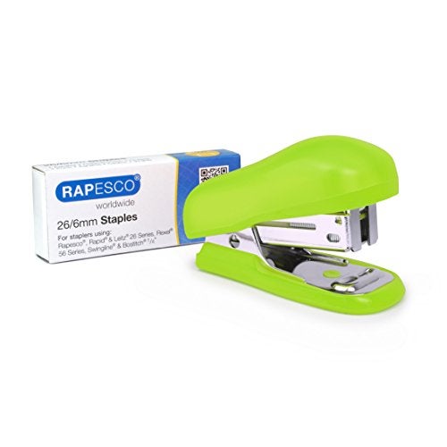 Rapesco Bug Mini Stapler, Green (1411) - Image 1