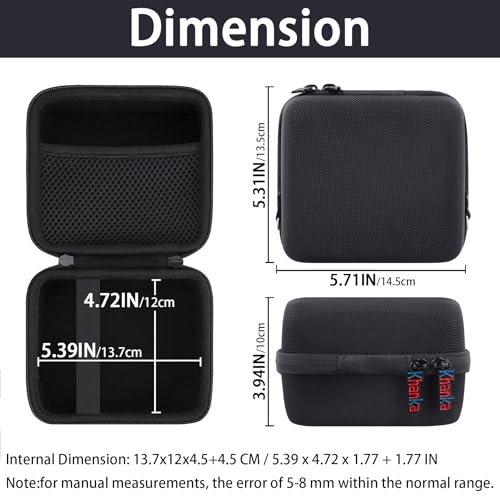 khanka Case for Fujifilm Instax mini 41/mini 40 Instant Camera,Hard Travel Case Compatible with Fujifilm Instant Camera Mini 41(Black). - Image 5