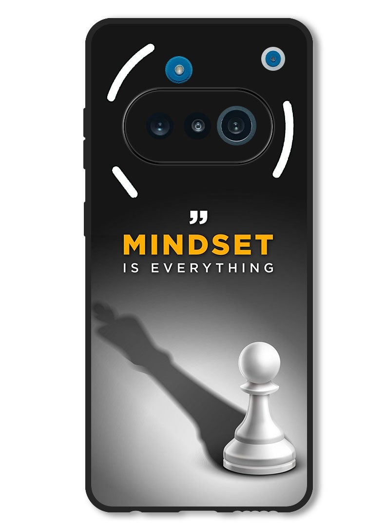 Theodor Case Compatible with Nothing Phone 3a Protection Shockproof Bumper Cover Mindset is Everything (2) - Image 1