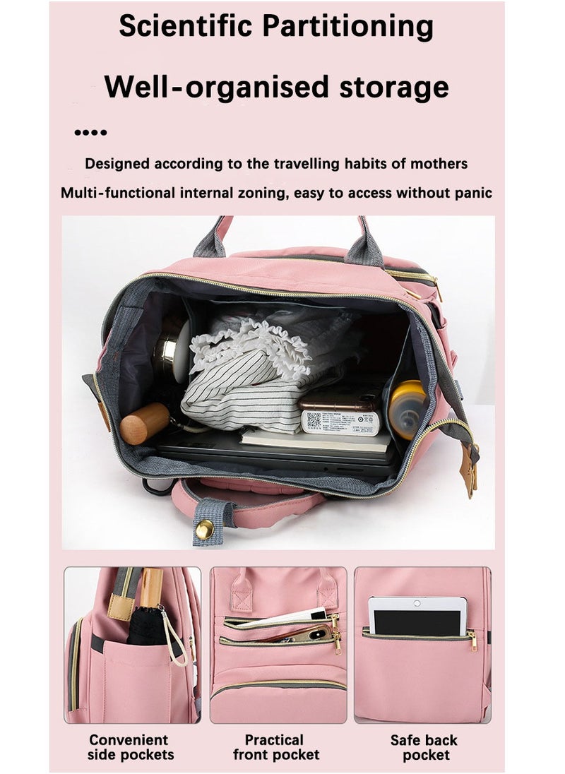 Large capacity fancy diaper backpack