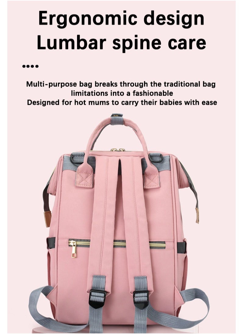 Large capacity fancy diaper backpack