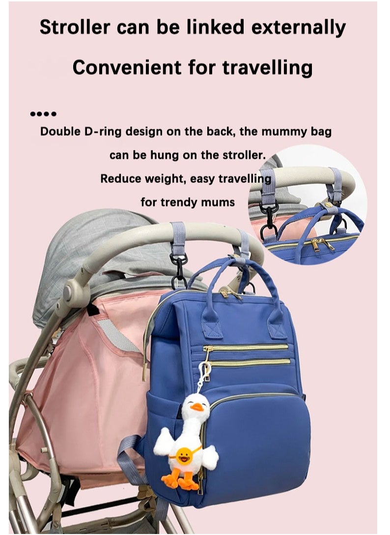 Large capacity fancy diaper backpack
