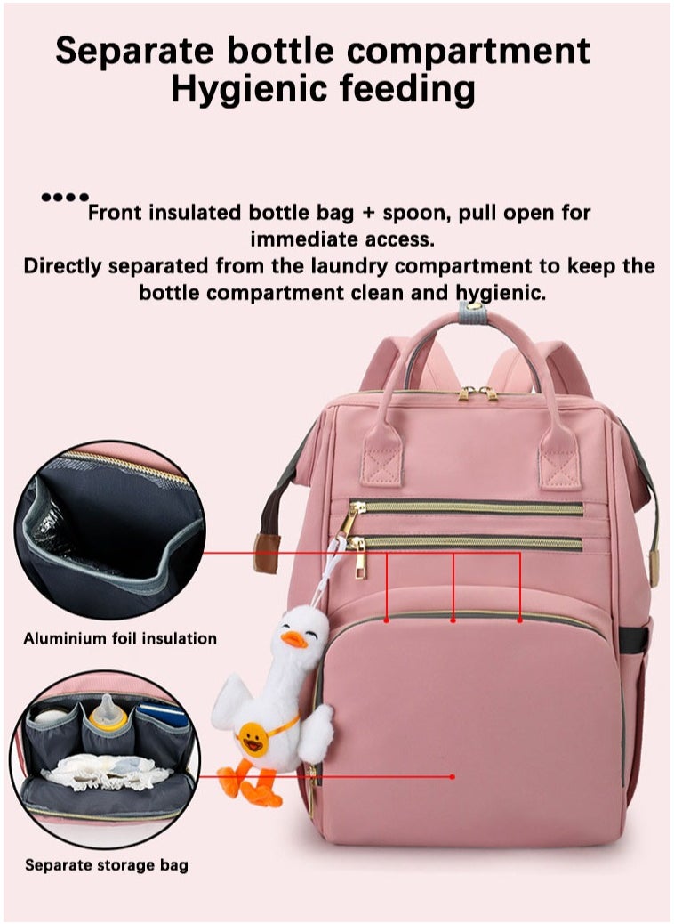 Large capacity fancy diaper backpack