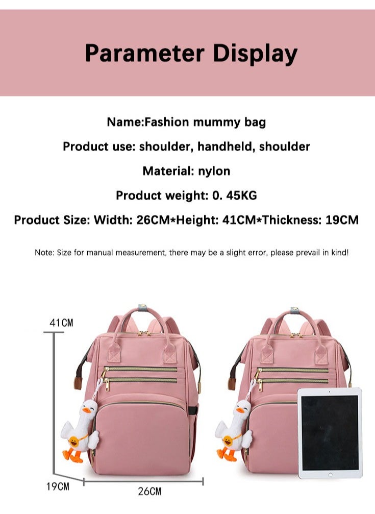 Large capacity fancy diaper backpack