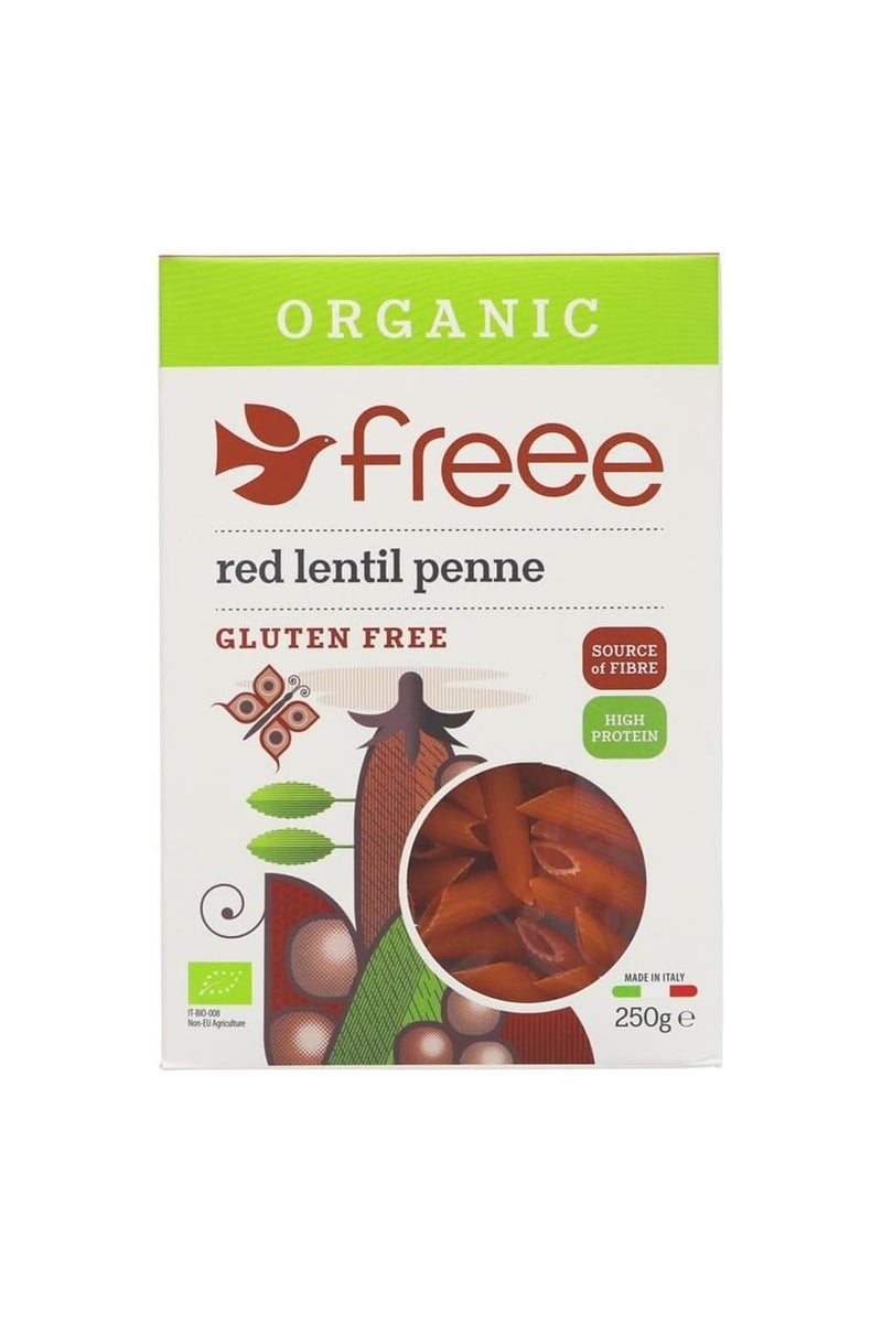 معكرونة بيني بالعدس الأحمر، خالية من الغلوتين، 250 غرام