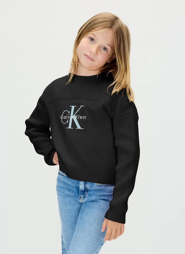 Calvin Klein Jeans Youth Logo Pullover Sweater