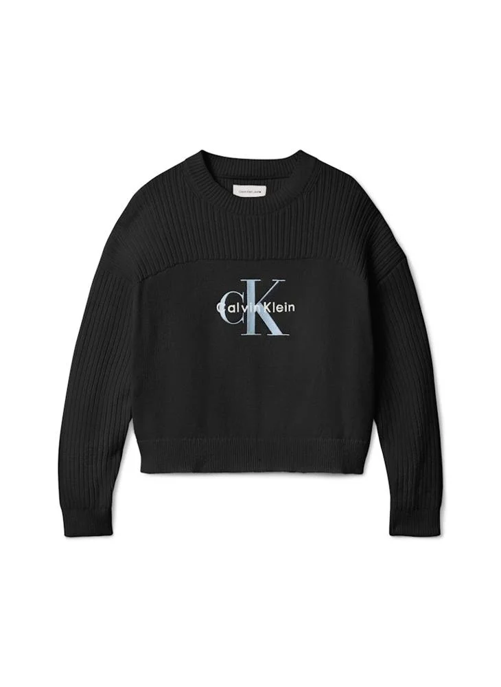 Calvin Klein Jeans Youth Logo Pullover Sweater