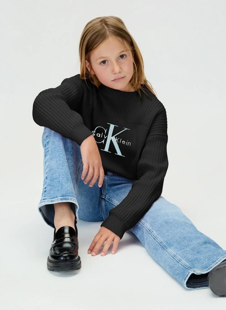 Calvin Klein Jeans Youth Logo Pullover Sweater
