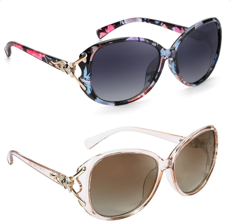 FIMILU Sunglasses for Women Trendy Polarized Sunglasses Oversized Big Sun Glasses Ladies Shades UV Protection | Fits Over Glasses ≤5.4"x1.65". Side Shields Block Sun & Wind. Weighs Only 1.1 oz—Light enough for All-day Comfortable Driving - Image 1
