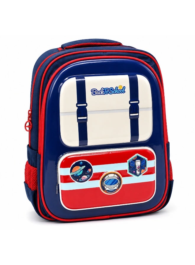Red Edupack 14 Inch Kids School Backpack | Lightweight Durable School Bag for Boys & Girls | Spacious Multi-Compartment Travel Backpack for School & Daily Use