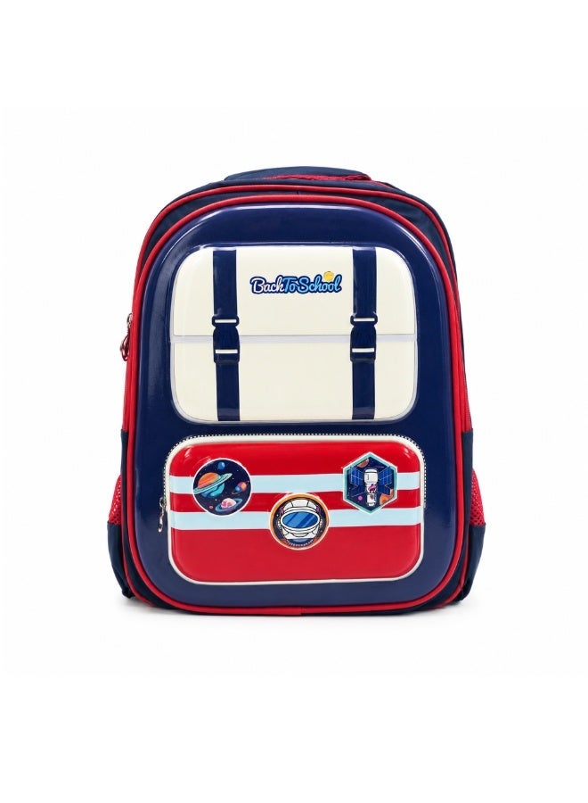Red Edupack 14 Inch Kids School Backpack | Lightweight Durable School Bag for Boys & Girls | Spacious Multi-Compartment Travel Backpack for School & Daily Use - Image 1