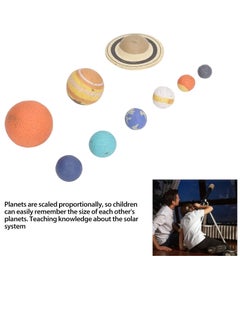 General Solar System Planetarium, PVC 9 Planets Model DIY Science Astronomy Learning Stem Toys Educational Gift for Kids Teens Girls Boys, Planetary Model Desktop Decoration  - Image 4