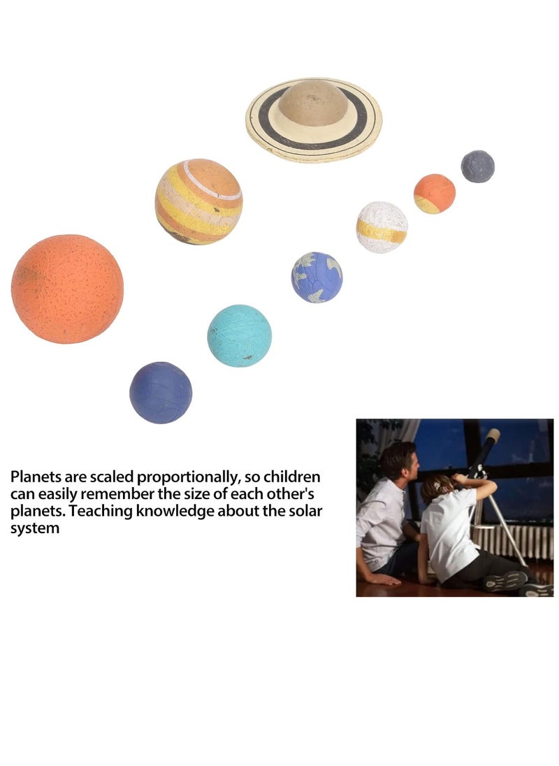 General - Solar System Planetarium, PVC 9 Planets Model DIY Science Astronomy Learning Stem Toys Educational Gift for Kids Teens Girls Boys, Planetary Model Desktop Decoration - Image 1