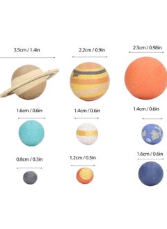 General Solar System Planetarium, PVC 9 Planets Model DIY Science Astronomy Learning Stem Toys Educational Gift for Kids Teens Girls Boys, Planetary Model Desktop Decoration  - Image 2