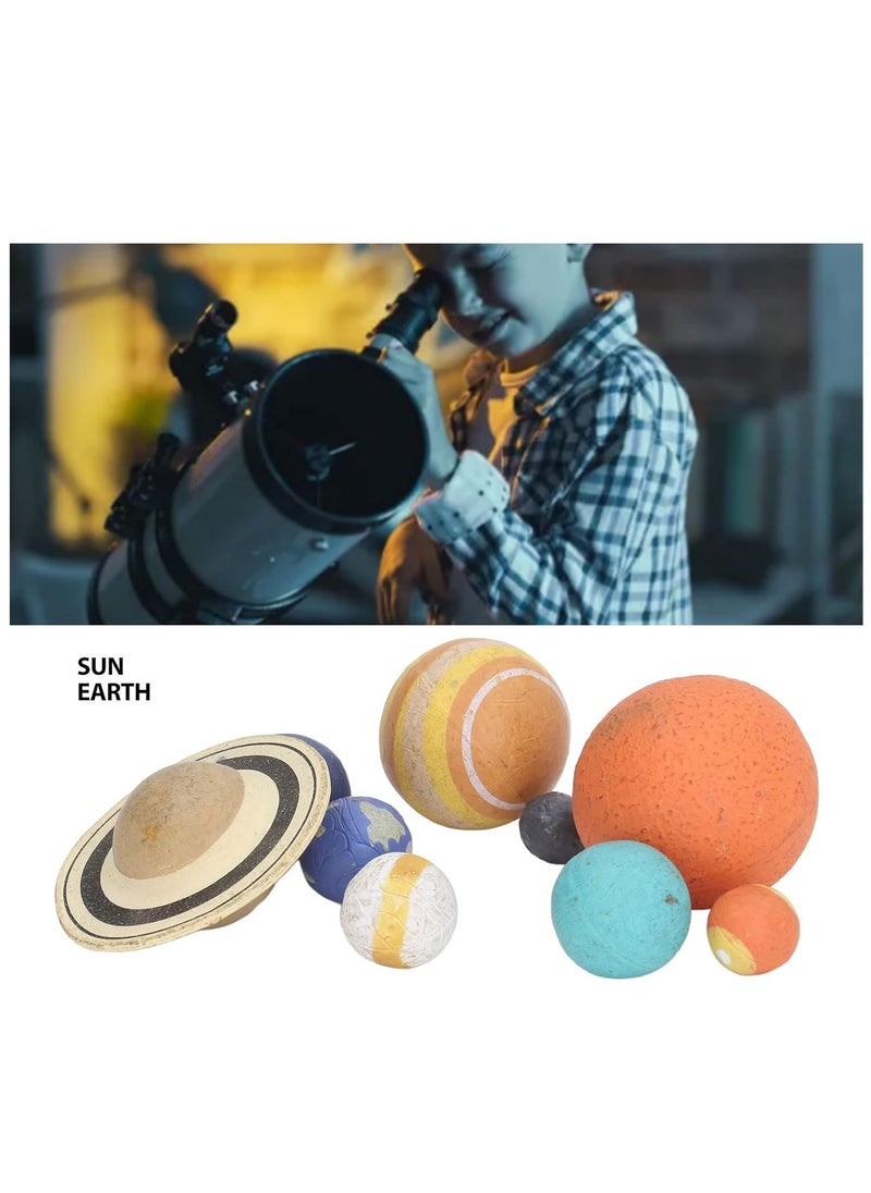General - Solar System Planetarium, PVC 9 Planets Model DIY Science Astronomy Learning Stem Toys Educational Gift for Kids Teens Girls Boys, Planetary Model Desktop Decoration - Image 1