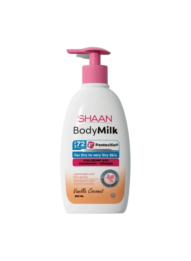 shaan body milk vanilla coconut 300ml