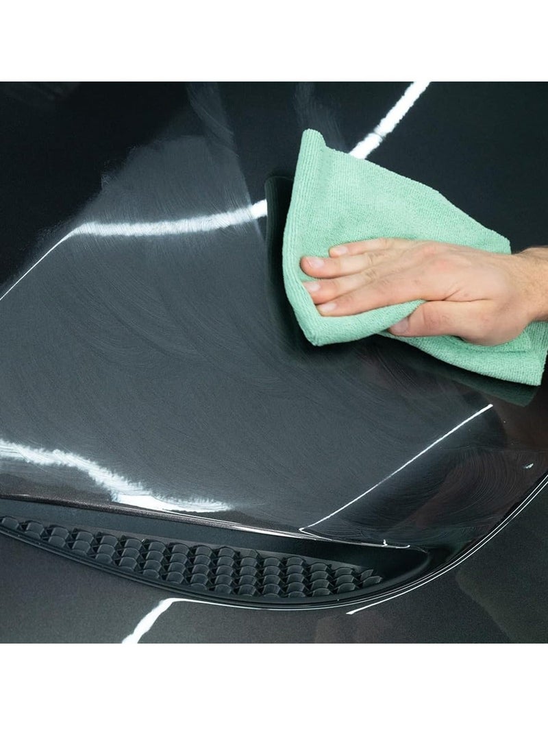 TurtleWax Carnauba Car Wax Paste 397g Hard Shell Finish Soft Paste Wax for Car Polish Scratch Removal Shine Protection Water Repellent Gloss Enhancer Paint Sealant Applicator Sponge Microfiber Cloth Included for All Vehicle Paint Care Long Lasting Shield - Image 4