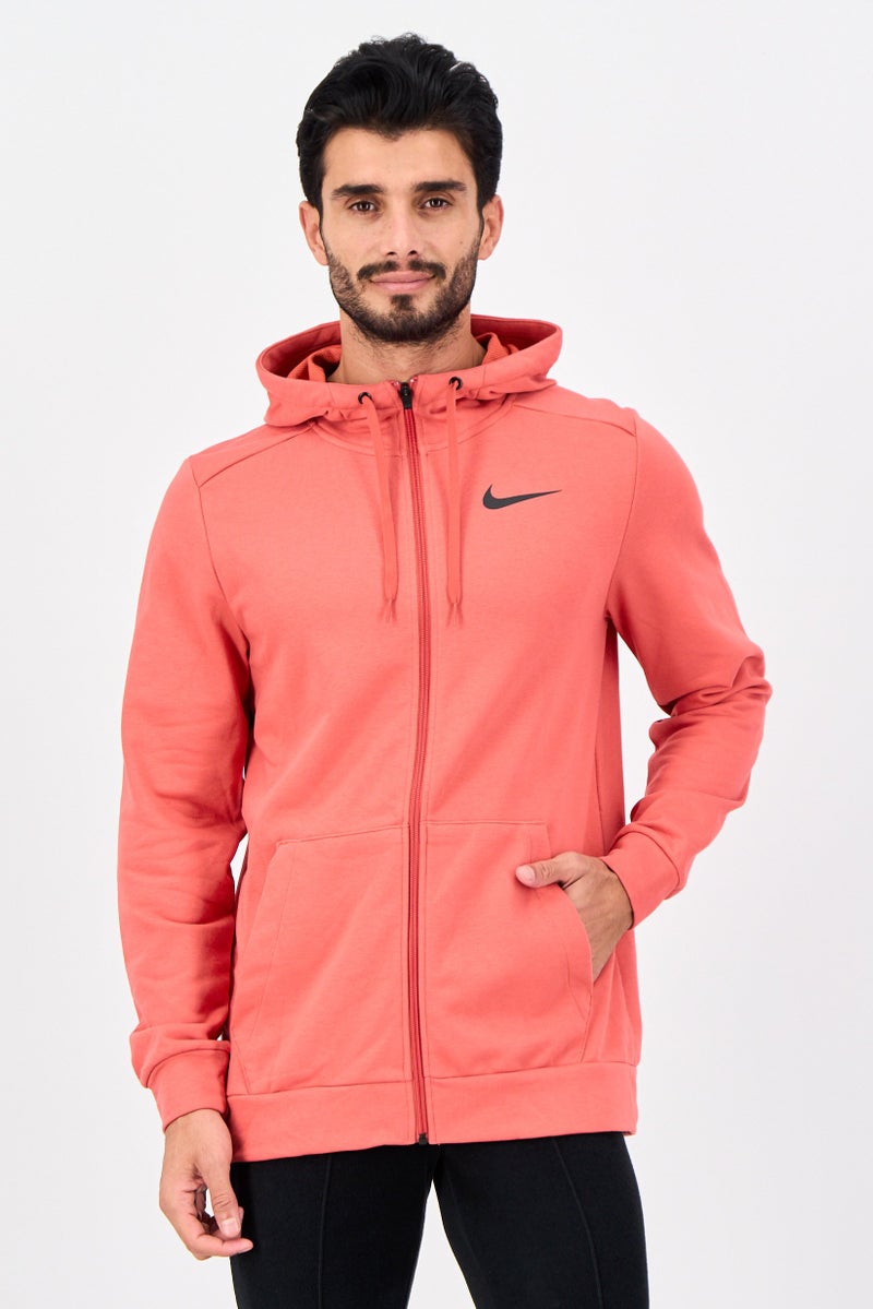 Nike هودي خارجي بأكمام طويلة للرجال بتقنية دري-فيت، أحمر - Image 1