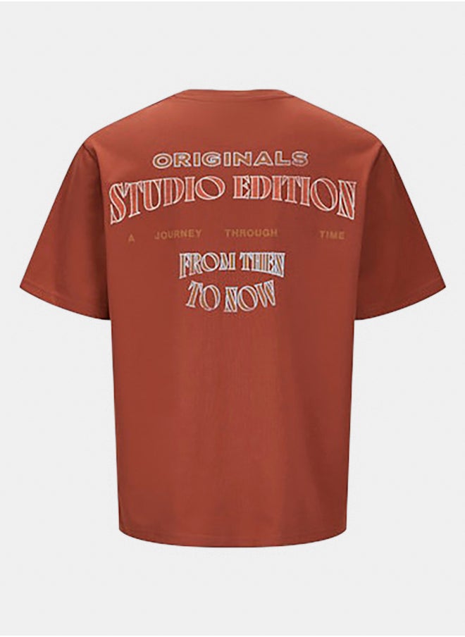 JACK & JONES - Jorlucca Tee Ss Crew Neck Ciff Ln - Image 1