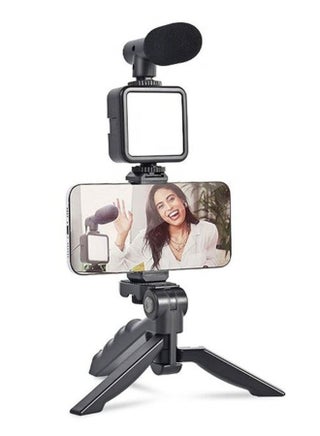PLOKAMA PK-771 Video Making Tripod Kit With LED Light, Microphone & Wireless Remote - pzsku/Z04BFE2F02EED5EEA81E3Z/45/1744513481/435f1d37-e55a-4c38-a7c6-8b6f88892ef3