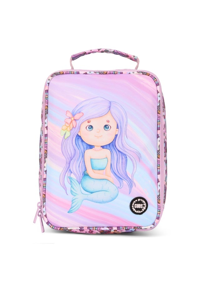 CUBS Lilac Cute Mermaid Big & Basic Lunch bag  5L - Image 1