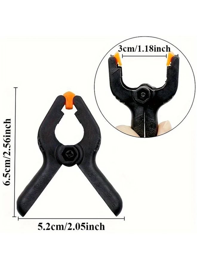 6 حزمة مشابك زنبرك بلاستيكية متينة لمتعددة الأغراض: للحرف اليدوية، النجارة، وتثبيت الصور - Image 4