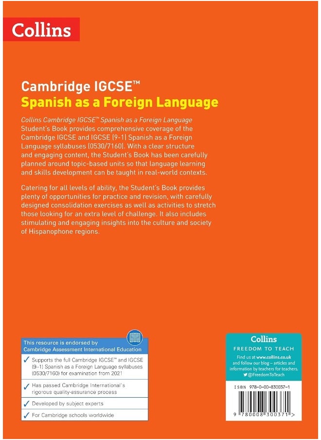 Cambridge Igcse (R) Spanish as a Foreign Language  - Image 4