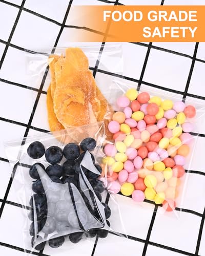 Naiircool 300 Pcs Self Adhesive Cookie Bags, 4x6 Inches Self Sealing Cellophane Bags, Clear Resealable Cellophane Bag for Packaging, Cookies, Gifts, Candy, Food - Image 5