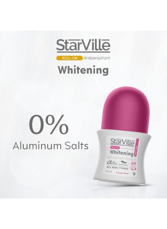 ستارفيل رول اون   للتبييض باللون الوردى الفاتح  60 ملى - Image 2