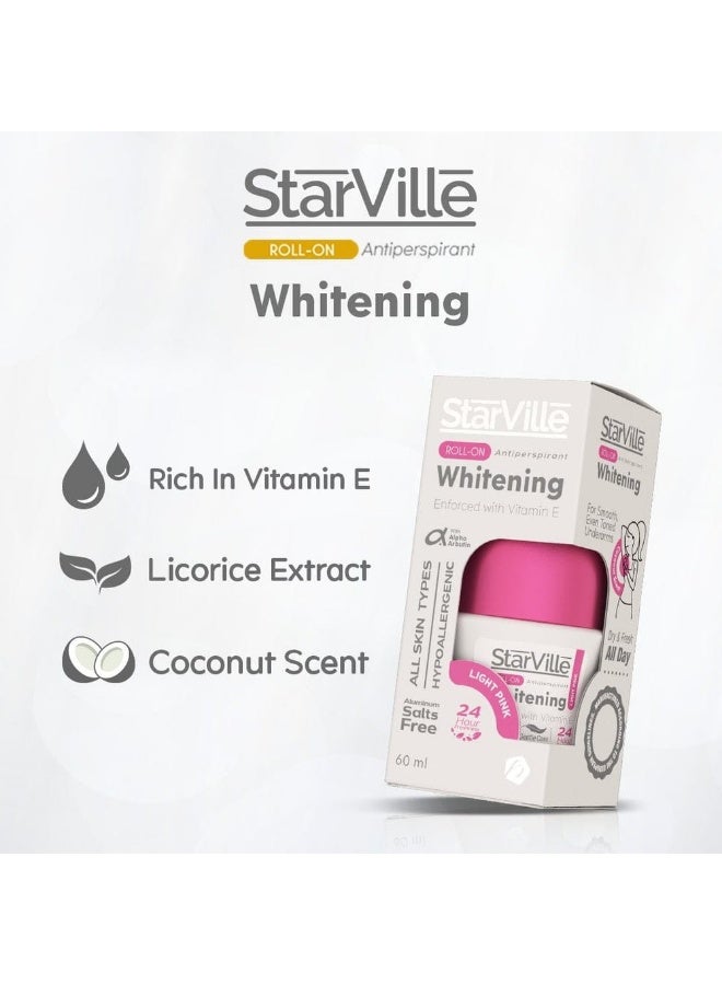 ستارفيل رول اون   للتبييض باللون الوردى الفاتح  60 ملى - Image 5