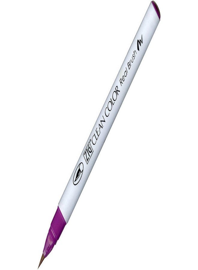 قلم تحديد Zig Clean Color Real Brush، أحمر إبرة الراعي