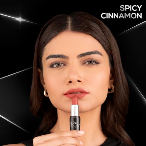 RENEE Prime Matte Lipstick Spicy Cinnamon Lightweight LongLasting Formula Creamy Matte Finish One Swipe Application NonDrying Vitamin E Infused 45Gm - Image 3