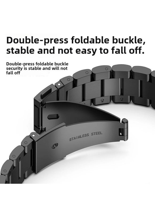 لساعة Huawei Watch Fit3 Strap Smart Fit321 سوار معصم معدني ثلاثي بديل من الفولاذ المقاوم للصدأ - اللون: معدن ثلاثة فولاذ [ذهبي وردي] - ينطبق: سوار Huawei Fit3 - Image 4