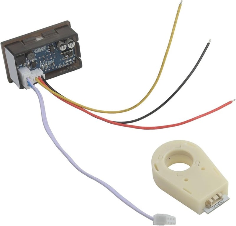 عداد الفولتية والتيار بتأثير القاعة بشاشة رقمية مزدوجة مقاوم للماء DC 0-300V مع حساس 100A - Image 5