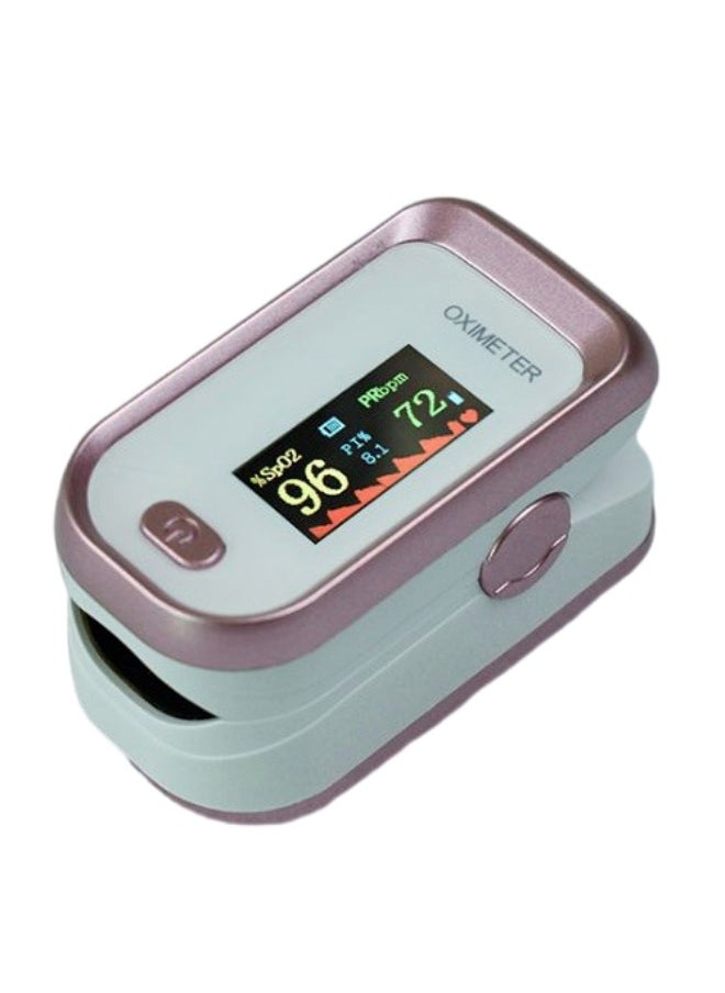 Oximeter - Digital Finger Pulse Oximeter Heart Rate Detector Finger Clip Pulse Oximeter Monitor LED Display Blood Oxygen Sensor Saturation Mini SpO2 Monitor White - Image 1