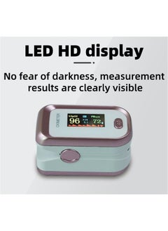 Oximeter Digital Finger Pulse Oximeter Heart Rate Detector Finger Clip Pulse Oximeter Monitor LED Display Blood Oxygen Sensor Saturation Mini SpO2 Monitor White  - Image 4