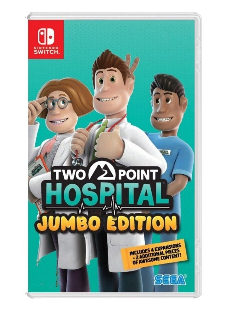 SWITCH 0 Two Point Hospital: Jumbo Edition – Nintendo Switch Version – Simulation Game  - Image 1